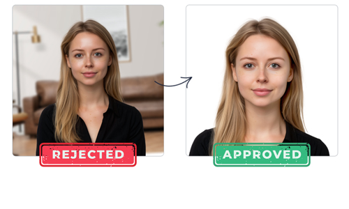 Good vs Bad ID Photos Comparison