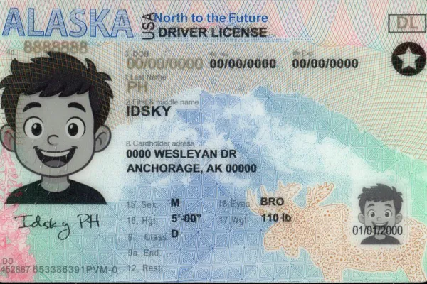 Buy Alaska fake ID online - premium quality driver license for sale