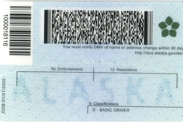 Buy Alaska fake ID front view online