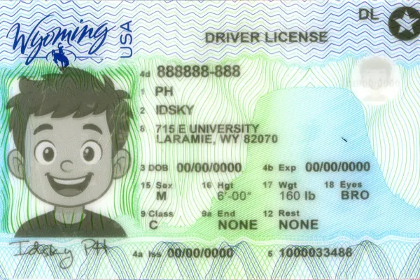 Buy Wyoming fake ID online - premium quality driver license for sale