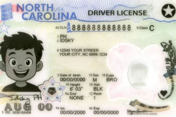 Buy North Carolina fake ID online - premium quality driver license for sale