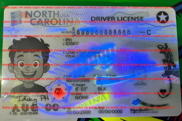 Order North Carolina fake ID - fast delivery and best price guaranteed