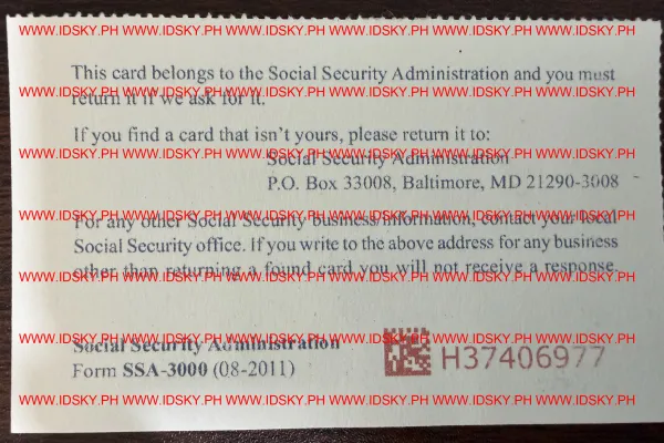 Order SSN-(SOCIAL SECURITY) fake ID - fast delivery and best price guaranteed