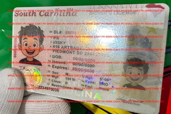 Order South Carolina fake ID - fast delivery and best price guaranteed