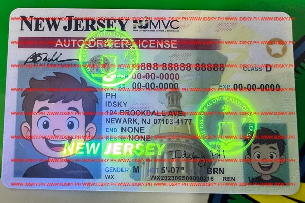 Order New Jersey fake ID - fast delivery and best price guaranteed
