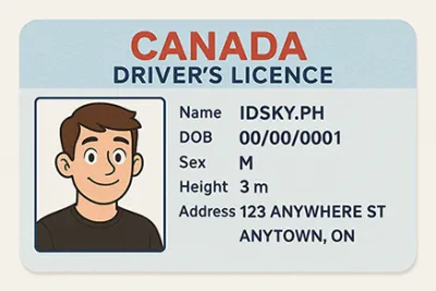 How to check fakeidcanada anti-counterfeiting information