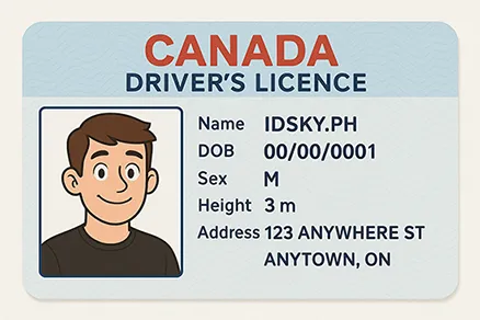 How to check fakeidcanada anti-counterfeiting information