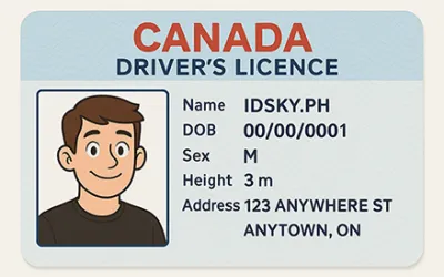 How to check fakeidcanada anti-counterfeiting information